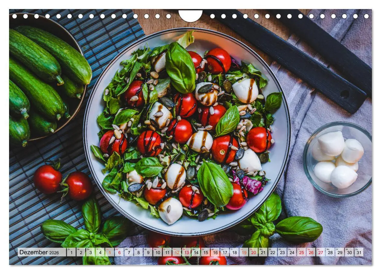 Bild: 9783457662687 | Leckere Salate (Wandkalender 2026 DIN A4 quer), CALVENDO...