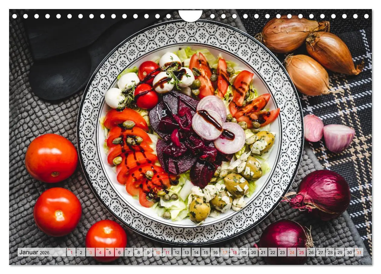 Bild: 9783457662687 | Leckere Salate (Wandkalender 2026 DIN A4 quer), CALVENDO...