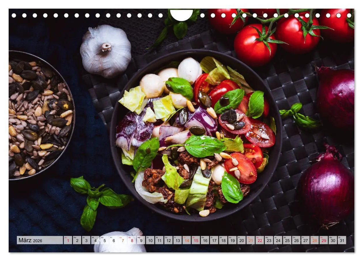 Bild: 9783457662687 | Leckere Salate (Wandkalender 2026 DIN A4 quer), CALVENDO...