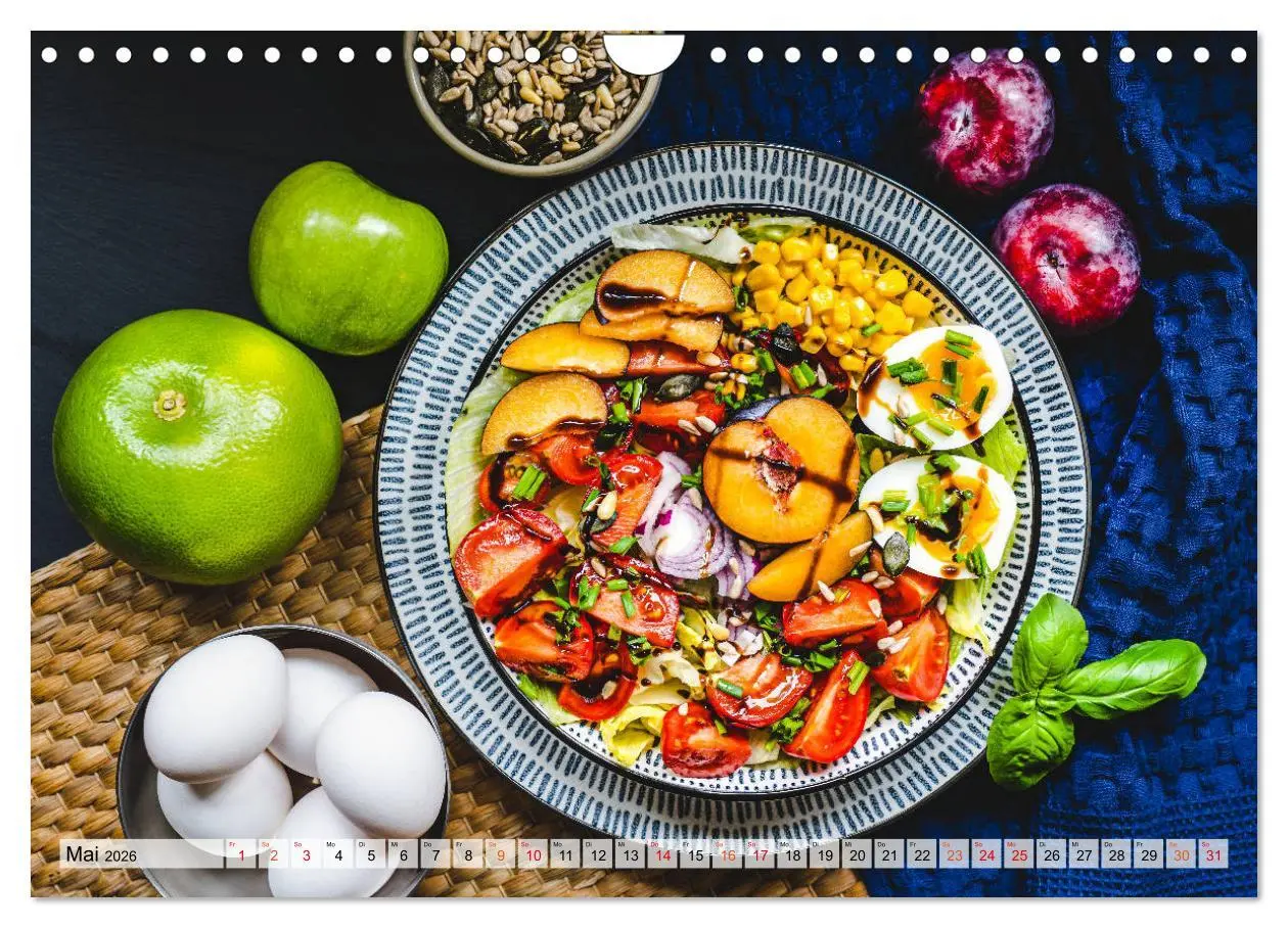 Bild: 9783457662687 | Leckere Salate (Wandkalender 2026 DIN A4 quer), CALVENDO...