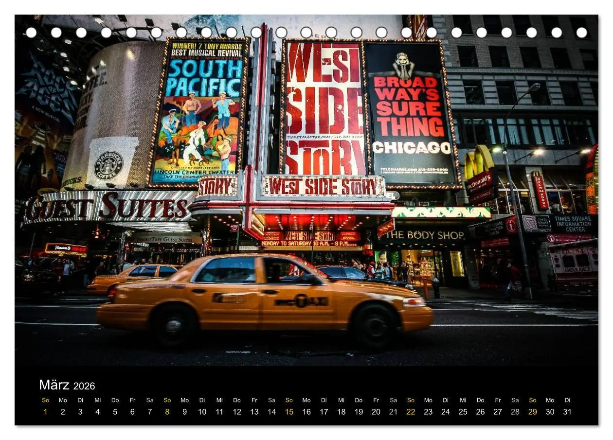 Bild: 9783516202687 | New York Shoots (Tischkalender 2026 DIN A5 quer), CALVENDO...