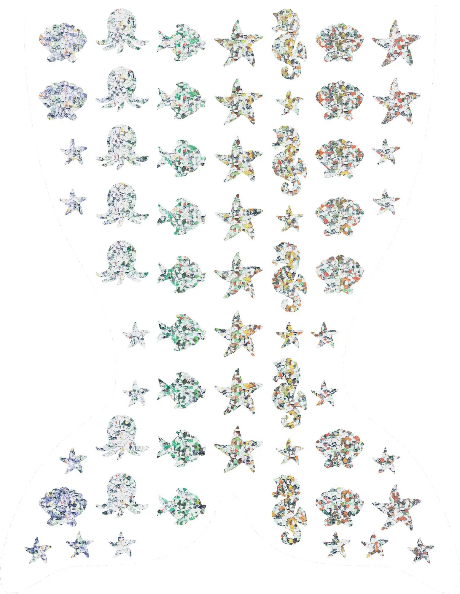 Bild: 9783649652687 | Meereszauber-Malblock | Glitzersticker (Nella Nixe) | Finsterbusch