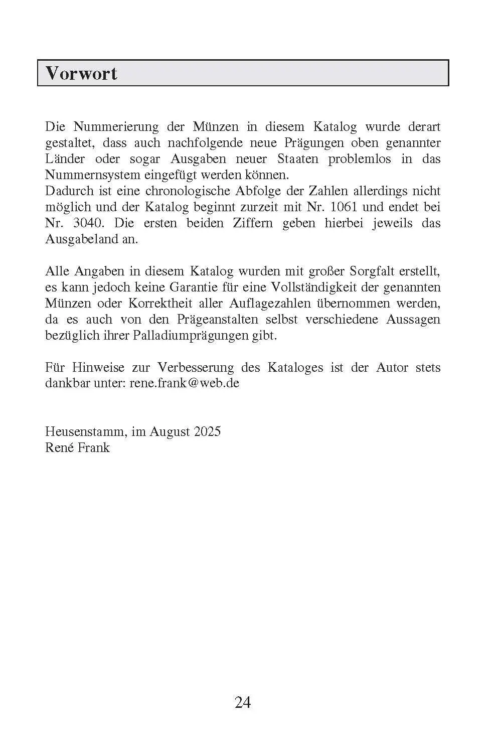 Bild: 9783866462687 | Palladium-Münzkatalog | Palladium Coin Catalog | René Frank | Buch