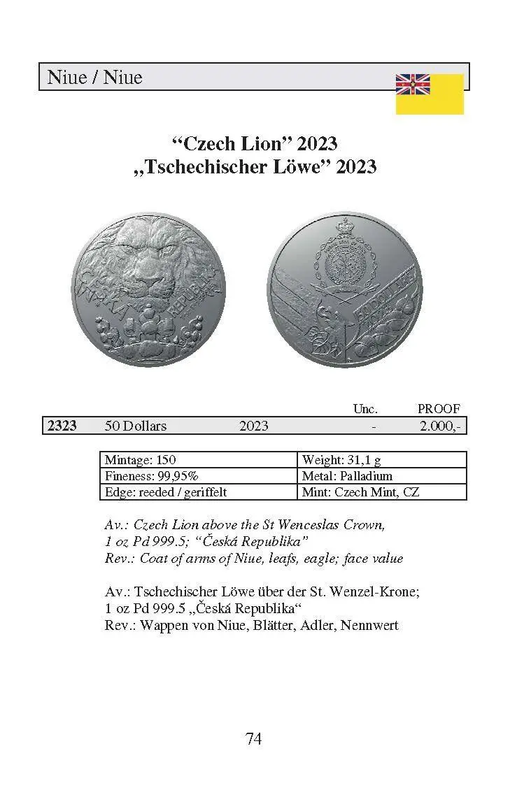 Bild: 9783866462687 | Palladium-Münzkatalog | Palladium Coin Catalog | René Frank | Buch