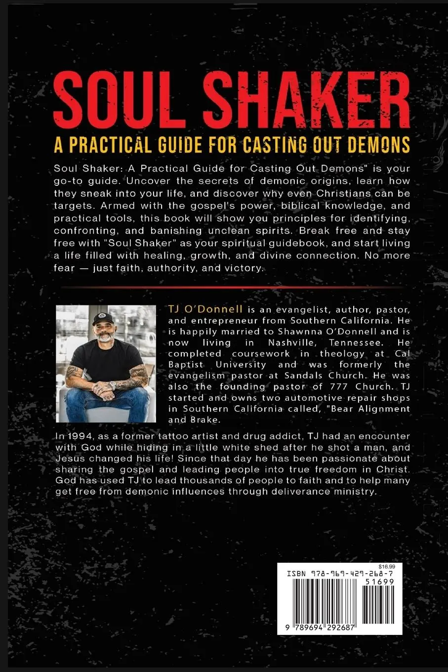 Rückseite: 9789694292687 | Soul Shaker | A Practical Guide for Casting Out Demons | O'Donnell