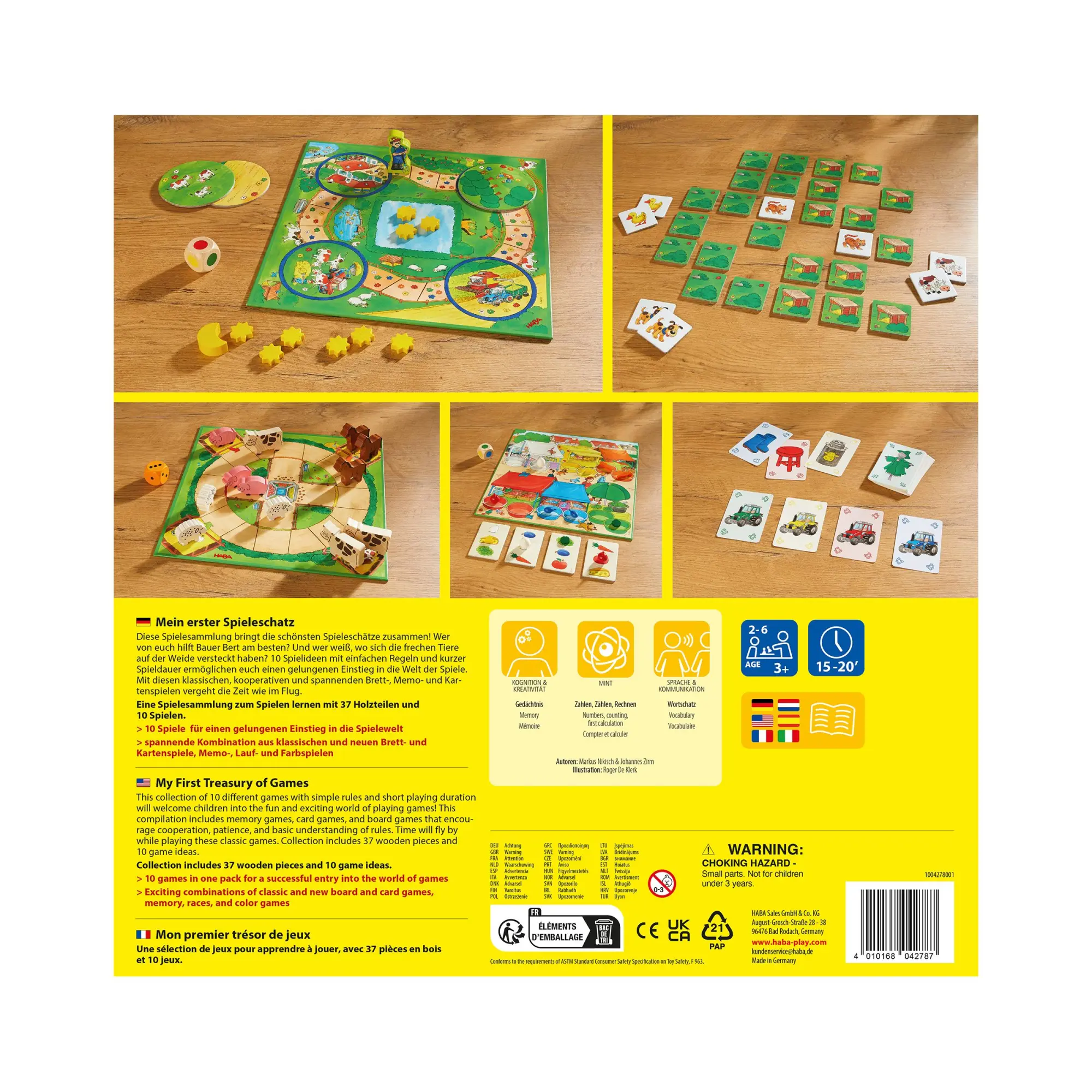 Bild: 4010168042787 | Mein erster Spieleschatz - Die große HABA-Spielesammlung | Nikisch