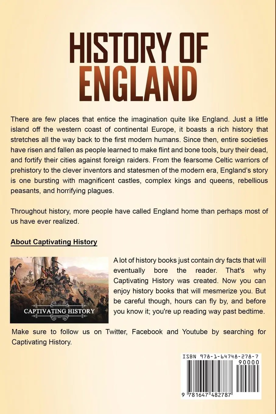 Rückseite: 9781647482787 | History of England | Captivating History | Taschenbuch | Englisch