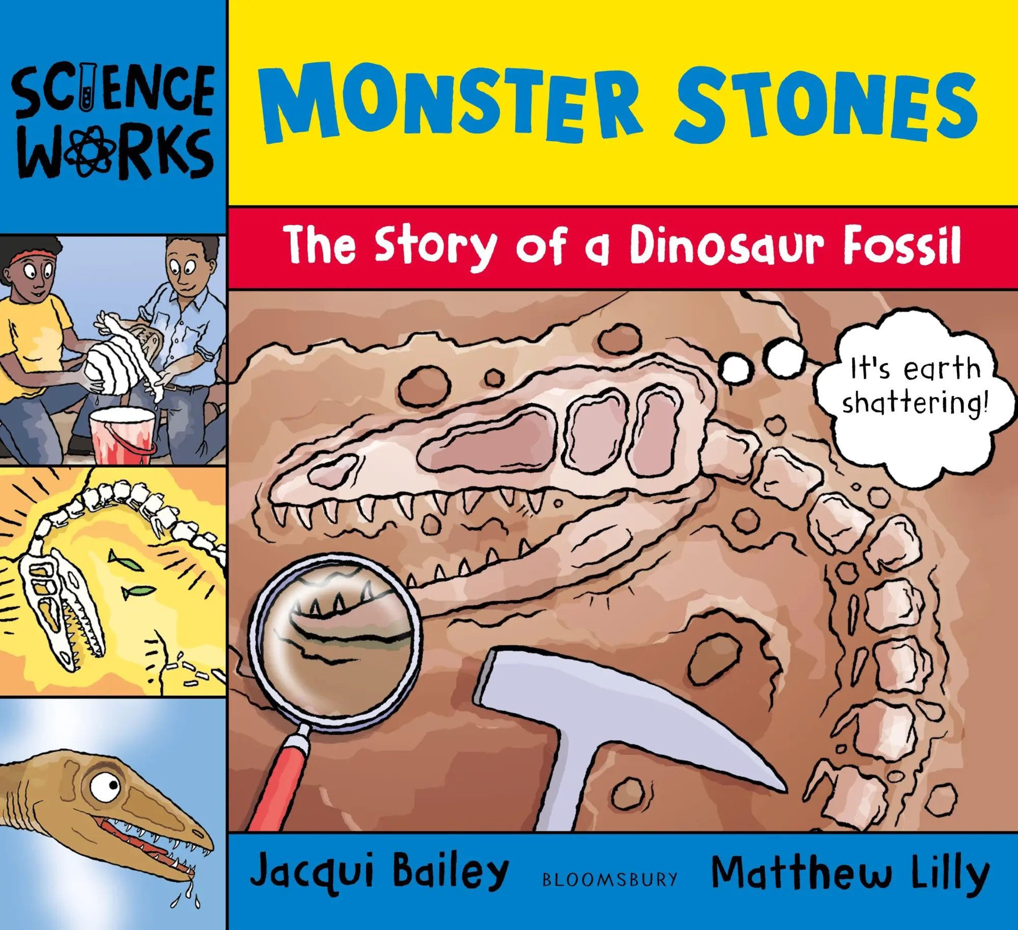 Cover: 9781801992787 | Monster Stones | The Story of a Dinosaur Fossil | Jacqui Bailey | Buch