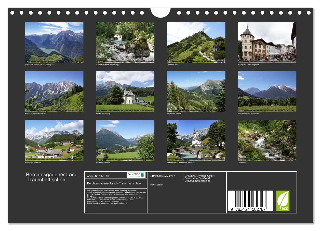 Bild: 9783457582787 | Berchtesgadener Land - Traumhaft schön (Wandkalender 2026 DIN A4...