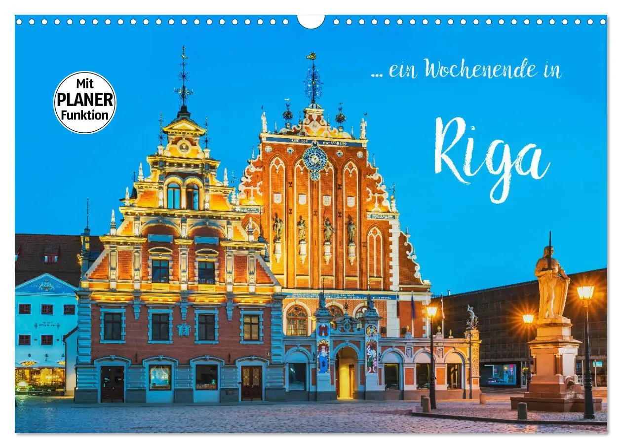 Cover: 9783457892787 | Ein Wochenende in Riga (Wandkalender 2026 DIN A3 quer), CALVENDO...