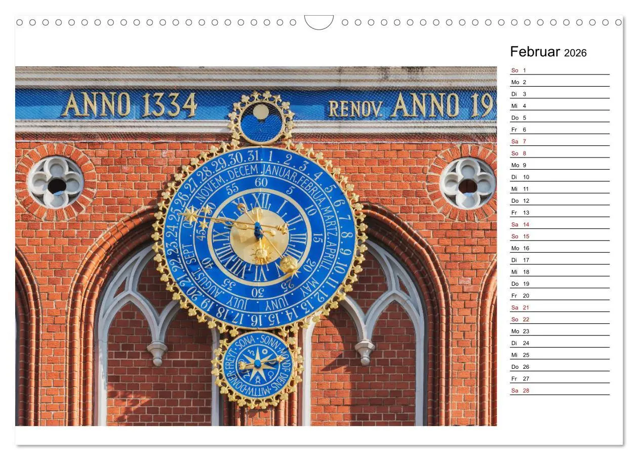 Bild: 9783457892787 | Ein Wochenende in Riga (Wandkalender 2026 DIN A3 quer), CALVENDO...