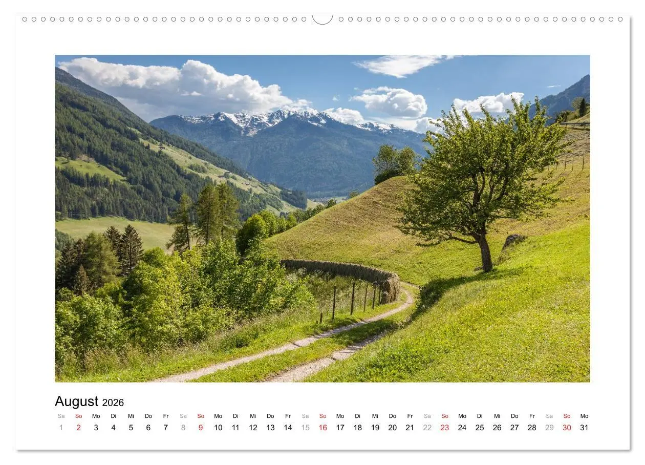 Bild: 9783516122787 | Schönes Landleben im Ahrntal (Wandkalender 2026 DIN A2 quer),...