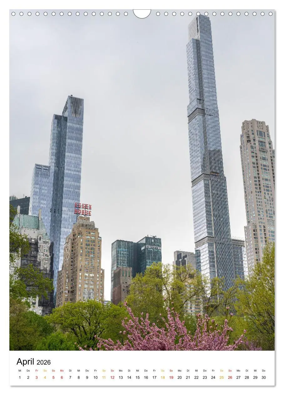 Bild: 9783516292787 | New York, Facetten einer Stadt (Wandkalender 2026 DIN A3 hoch),...