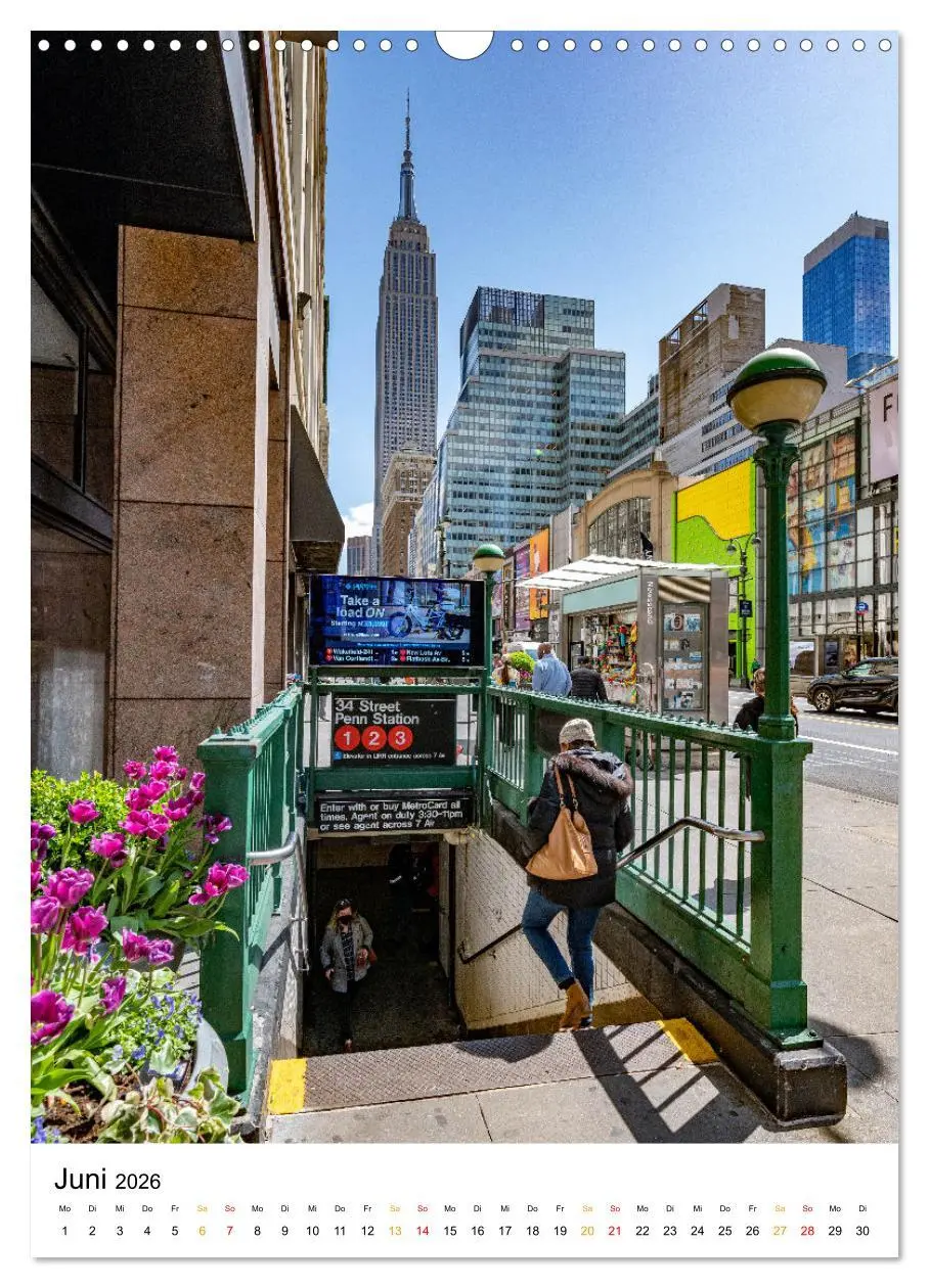 Bild: 9783516292787 | New York, Facetten einer Stadt (Wandkalender 2026 DIN A3 hoch),...