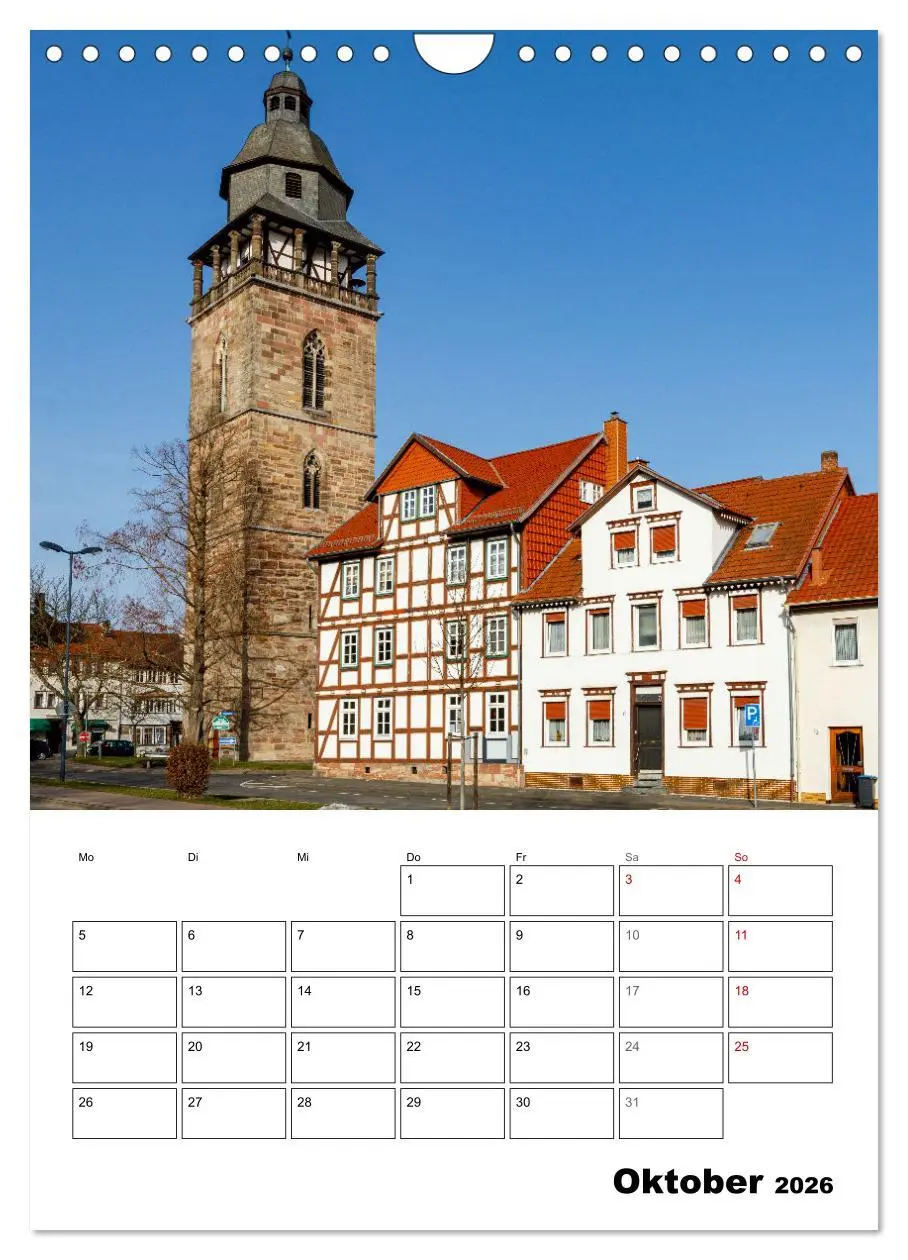 Bild: 9783516362787 | Mein Eschwege (Wandkalender 2026 DIN A4 hoch), CALVENDO Monatskalender