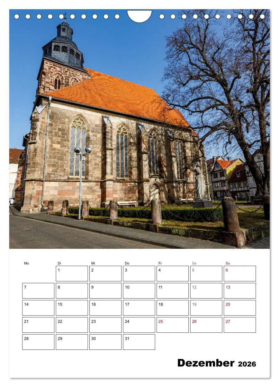 Bild: 9783516362787 | Mein Eschwege (Wandkalender 2026 DIN A4 hoch), CALVENDO Monatskalender