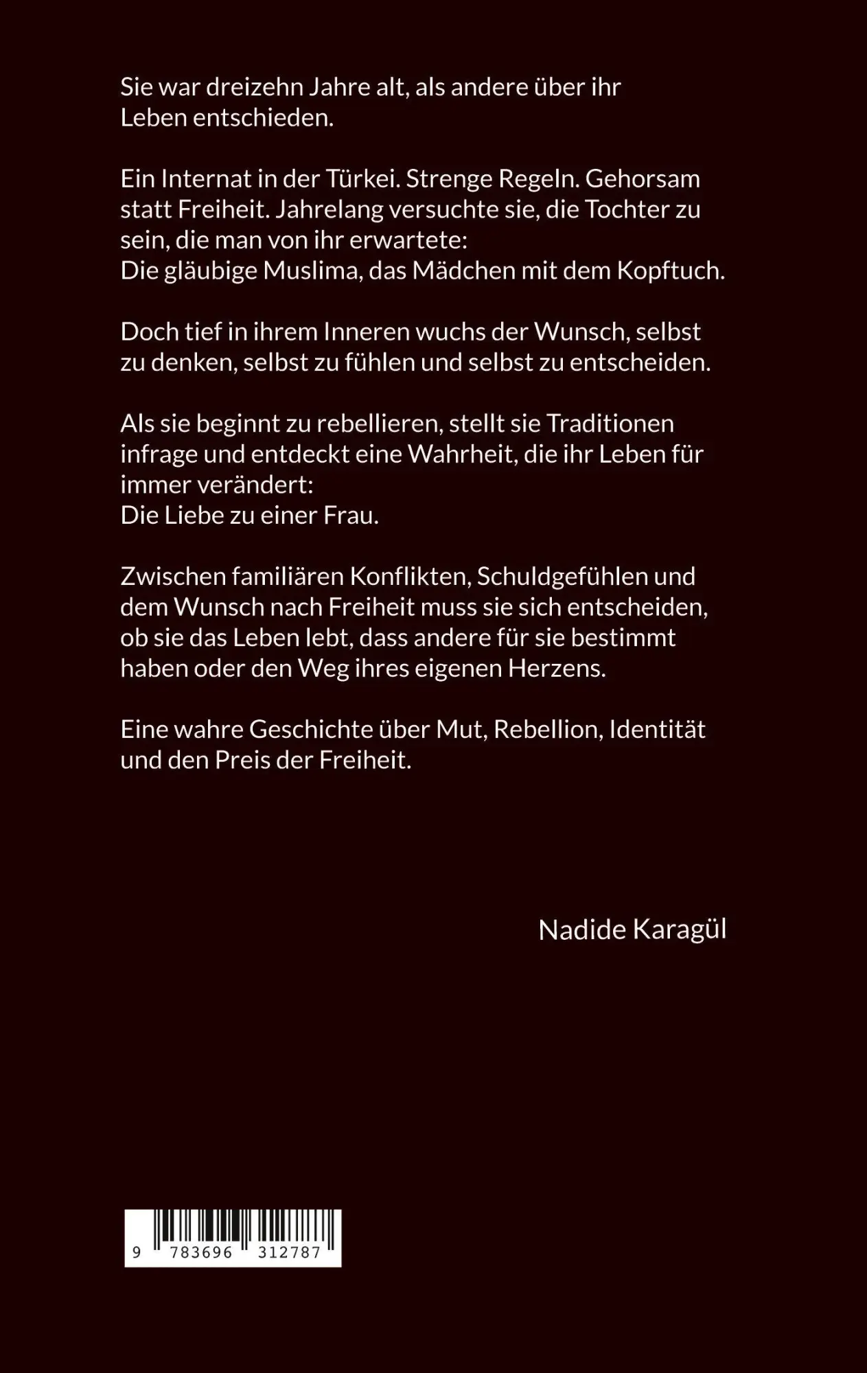 Rückseite: 9783696312787 | Gegen den Strom der Tradition | Nadide Karagül | Taschenbuch | 310 S.