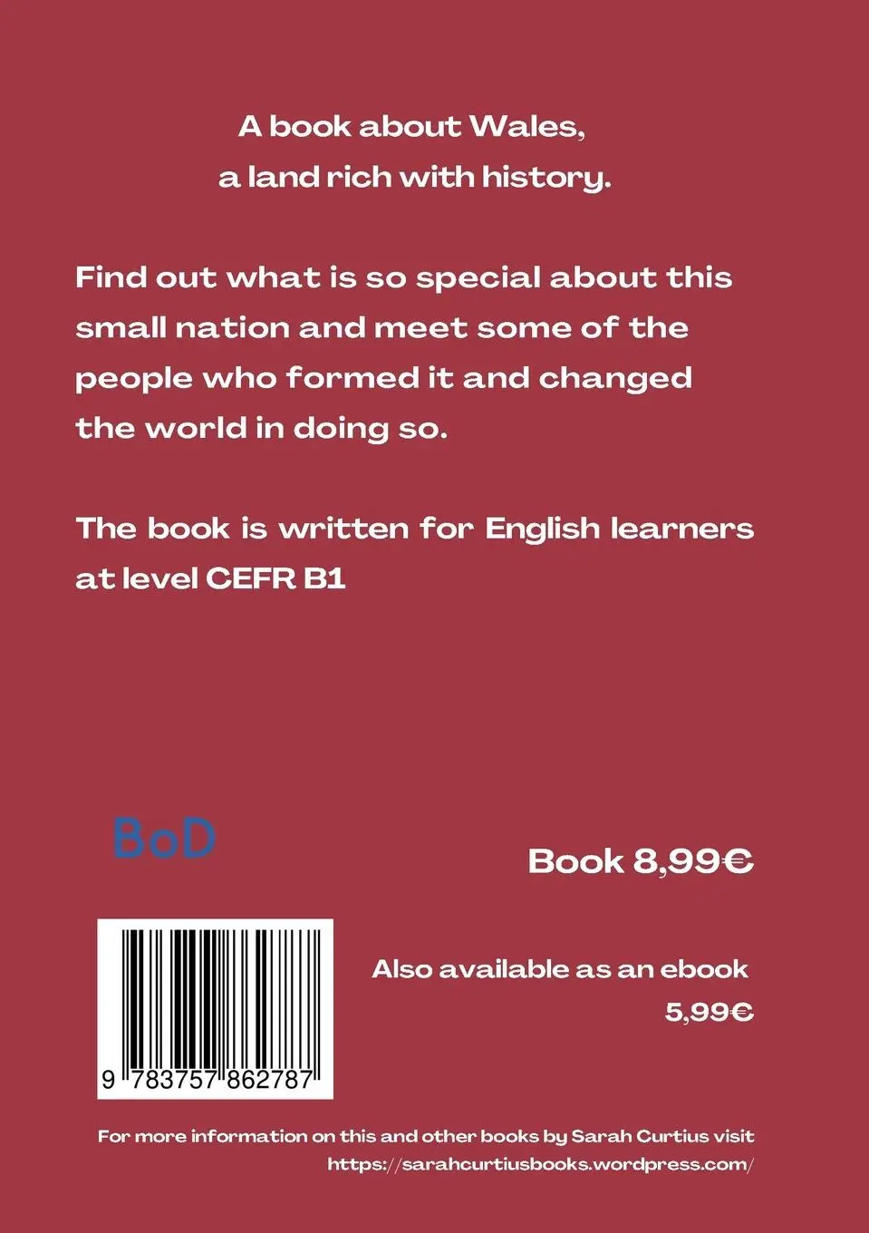 Rückseite: 9783757862787 | Wales | Small country - big history | Sarah Curtius | Taschenbuch