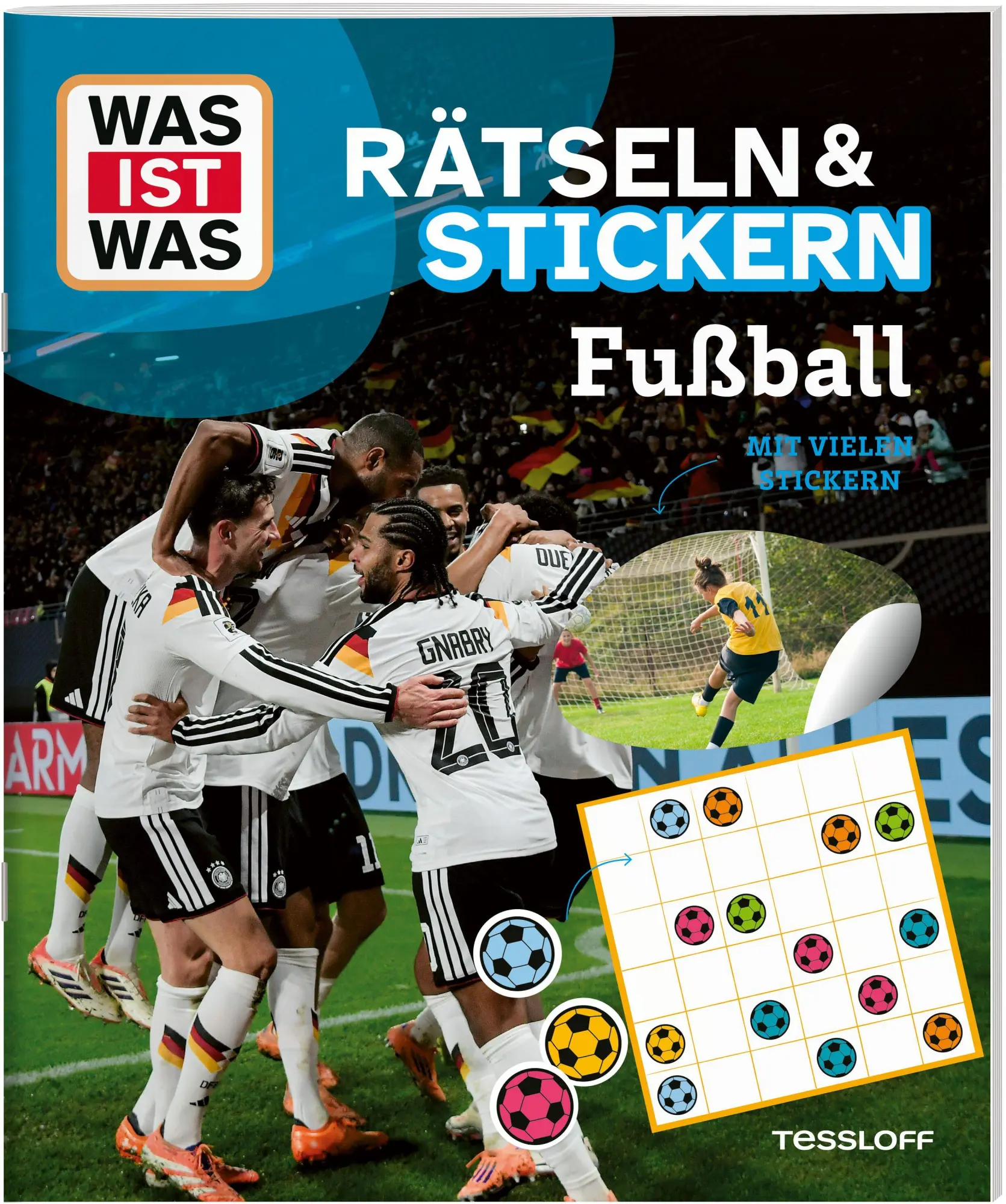 Cover: 9783788622787 | WAS IST WAS Rätseln und Stickern: Fußball | KG | Taschenbuch | 24 S.