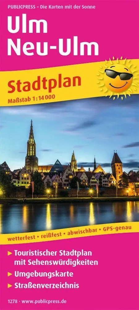 Cover: 9783961322787 | Ulm / Neu-Ulm 1:14 000 | (Land-)Karte | Stadtplan (PUBLICPRESS) | 2018