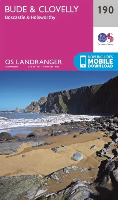 Cover: 9780319262887 | Bude &amp; Clovelly, Boscastle &amp; Holsworthy | Ordnance Survey | Englisch