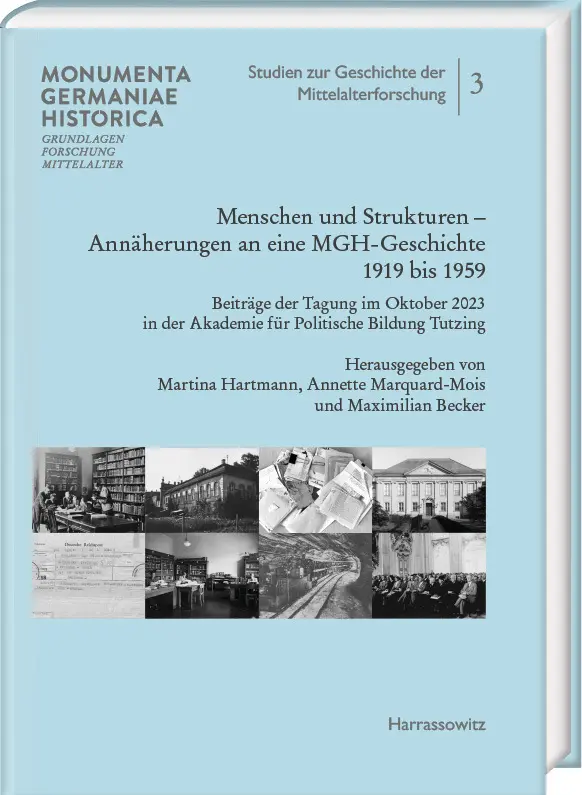 Cover: 9783447122887 | Menschen und Strukturen. Annäherungen an eine MGH-Geschichte 1919...