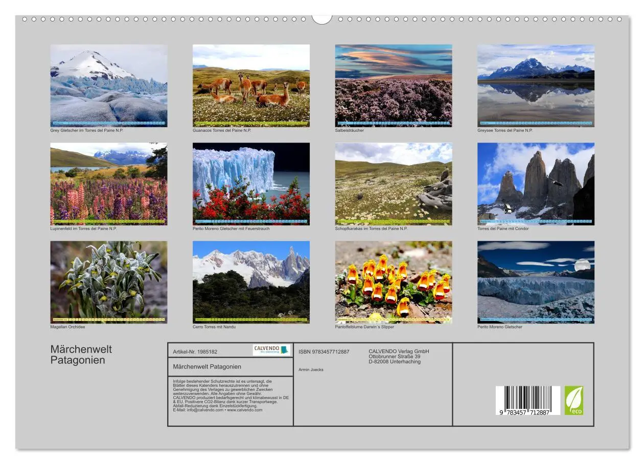 Bild: 9783457712887 | Märchenwelt Patagonien (hochwertiger Premium Wandkalender 2026 DIN...