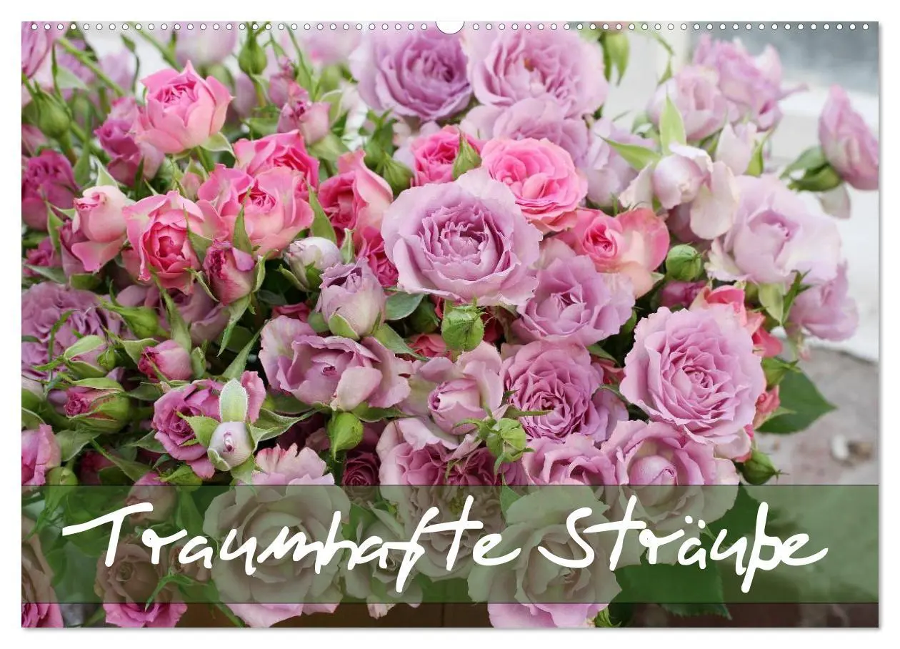 Cover: 9783457952887 | Traumhafte Sträuße (Wandkalender 2026 DIN A2 quer), CALVENDO...