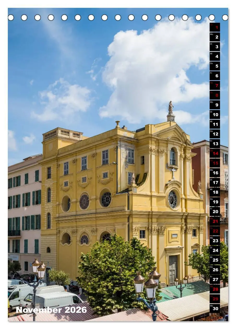 Bild: 9783516422887 | Idyllisches Nizza (Tischkalender 2026 DIN A5 hoch), CALVENDO...