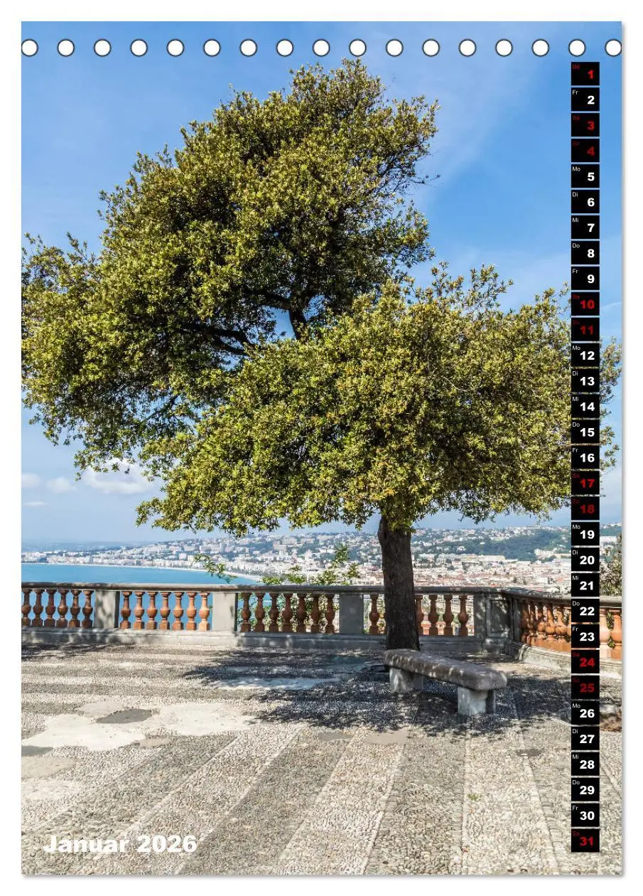 Bild: 9783516422887 | Idyllisches Nizza (Tischkalender 2026 DIN A5 hoch), CALVENDO...