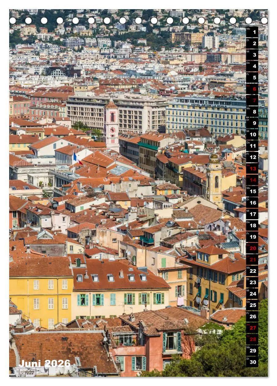 Bild: 9783516422887 | Idyllisches Nizza (Tischkalender 2026 DIN A5 hoch), CALVENDO...