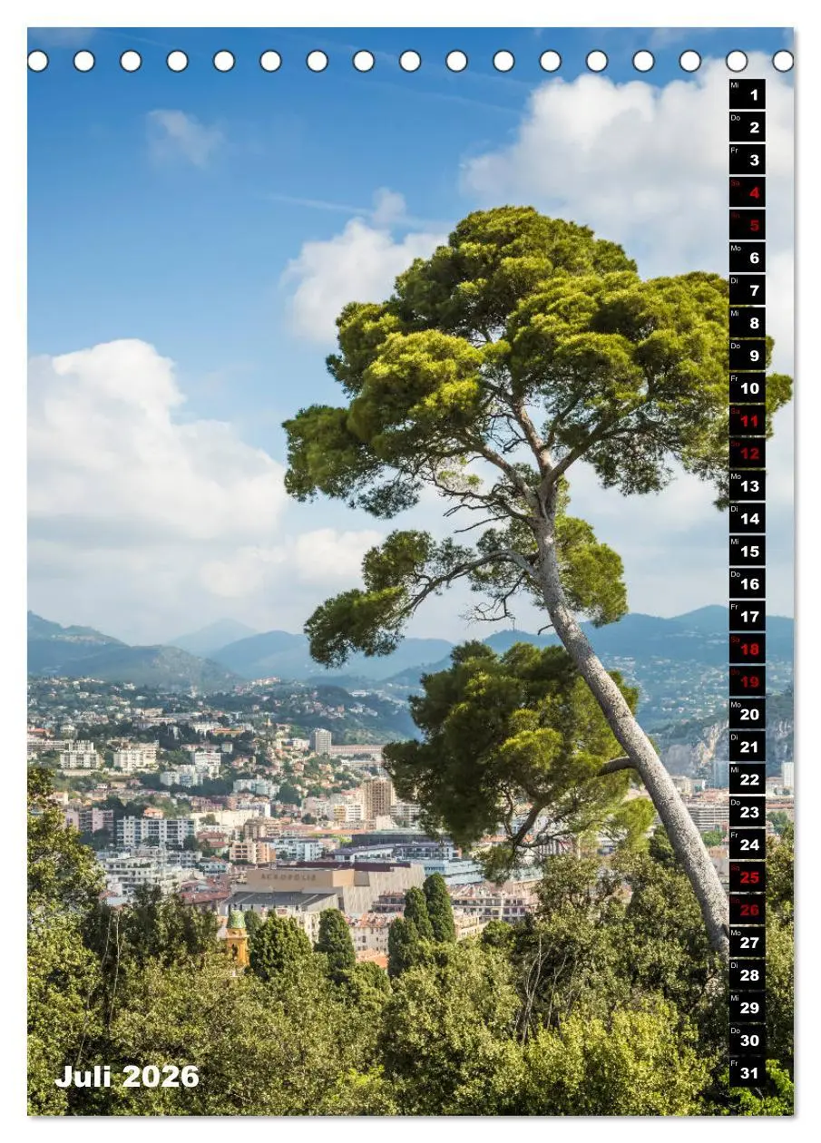 Bild: 9783516422887 | Idyllisches Nizza (Tischkalender 2026 DIN A5 hoch), CALVENDO...
