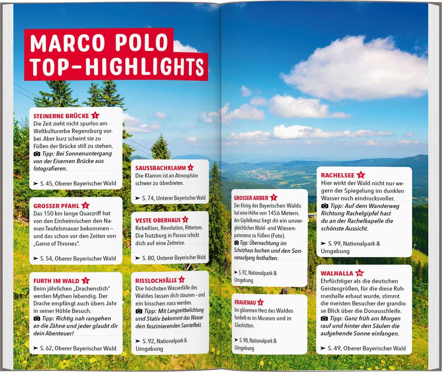 Bild: 9783829742887 | MARCO POLO Reiseführer Bayerischer Wald | Sandra Kathe (u. a.) | Buch