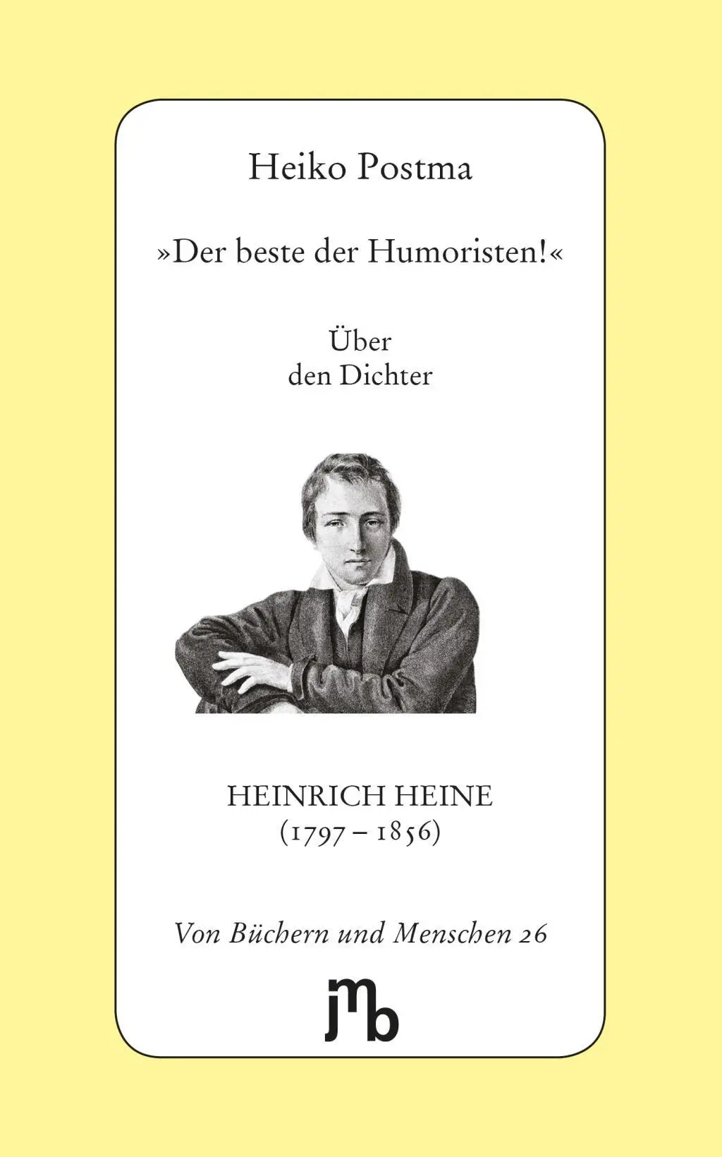 Cover: 9783944342887 | 'Der beste der Humoristen' | Heiko Postma | Taschenbuch | 70 S. | 2016