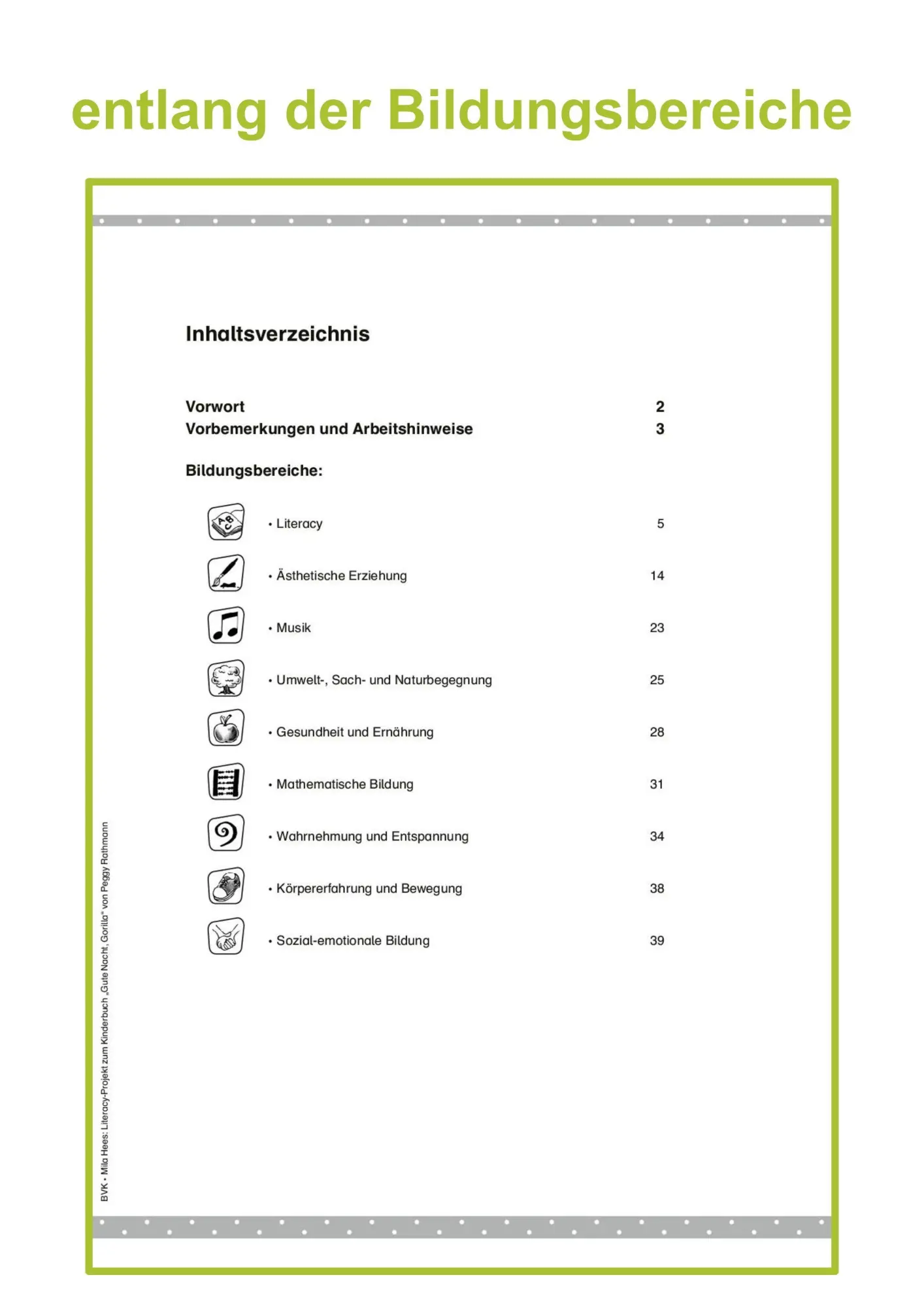 Bild: 9783965202887 | Literacy-Projekt zum Bilderbuch Gute Nacht, Gorilla | Mila Hees | 2024