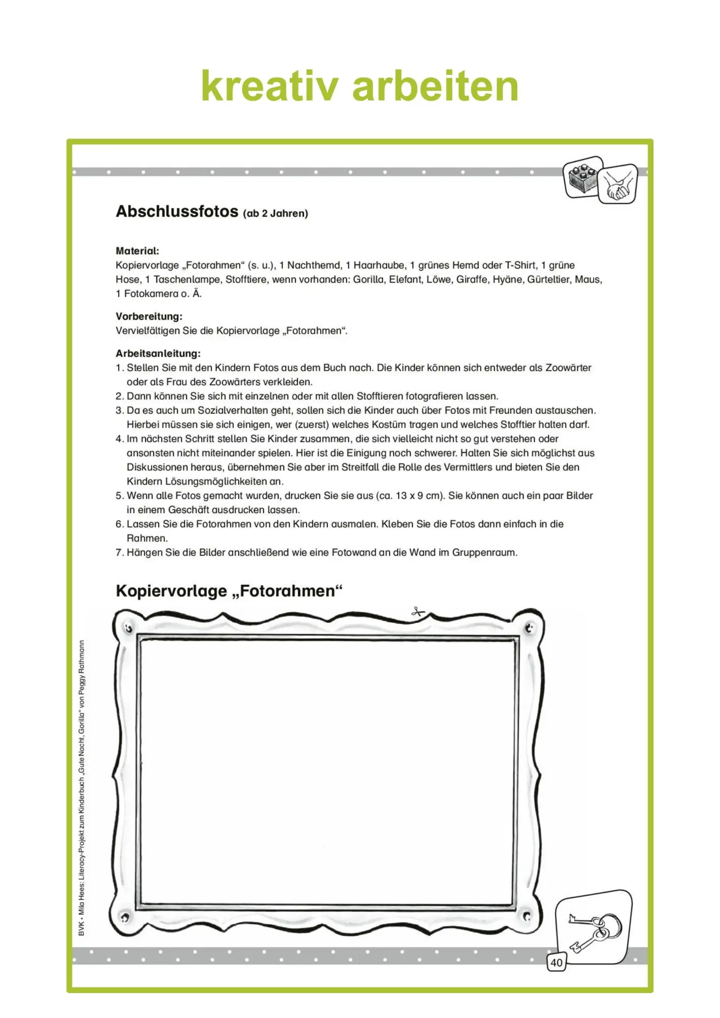 Bild: 9783965202887 | Literacy-Projekt zum Bilderbuch Gute Nacht, Gorilla | Mila Hees | 2024