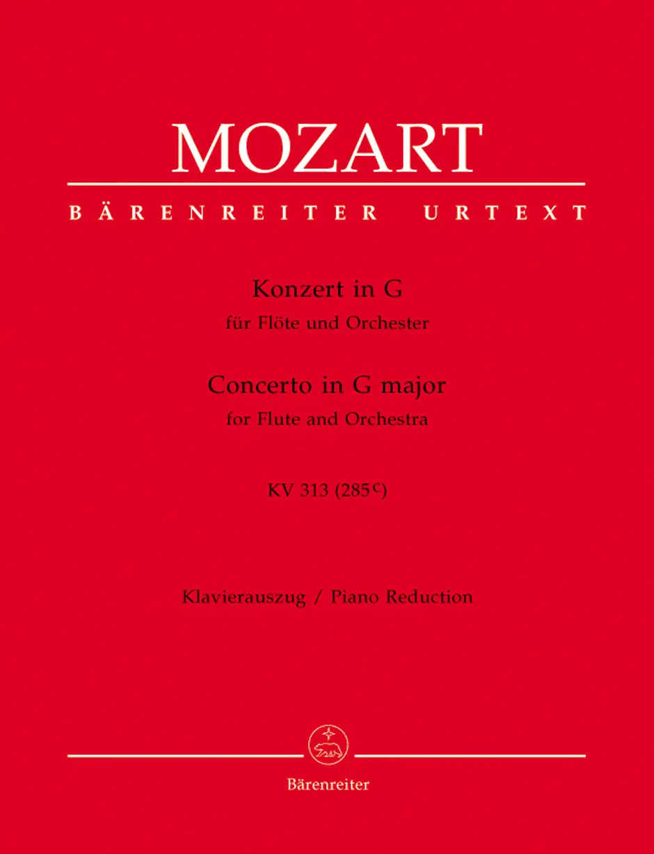 Cover: 9790006482887 | Concerto In G For Flute Kv.313 | for Flute and Orchestra | Mozart