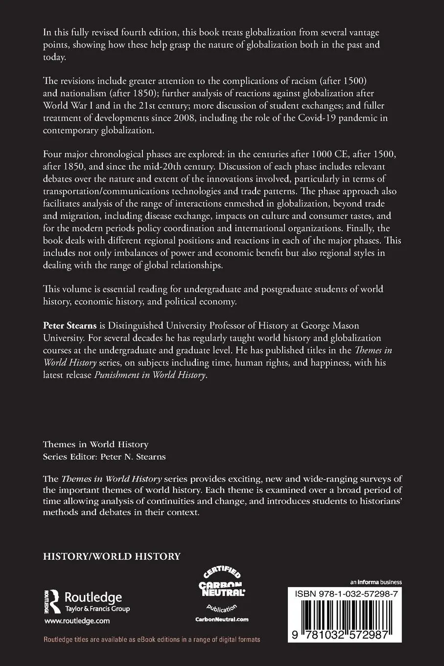 Rückseite: 9781032572987 | Globalization in World History | Peter N. Stearns | Taschenbuch | 2023