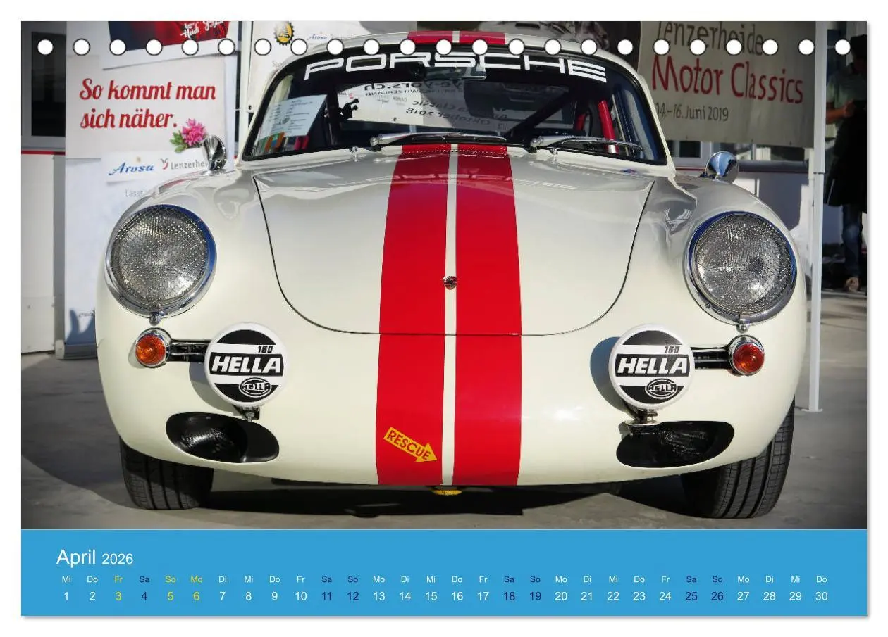 Bild: 9783457702987 | Porsche Classics (Tischkalender 2026 DIN A5 quer), CALVENDO...