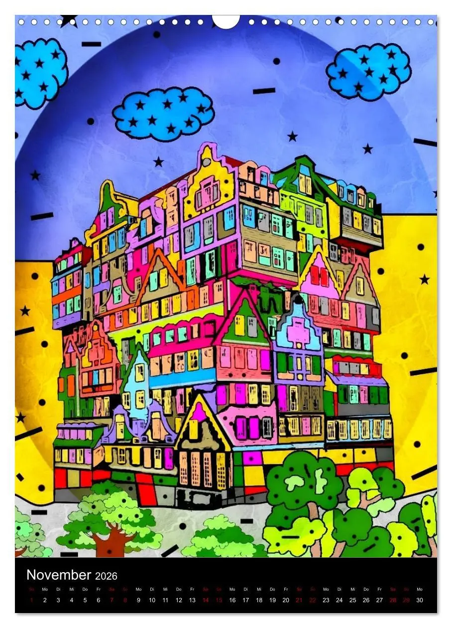 Bild: 9783516412987 | Die verrückte Welt der Popart von Nico Bielow (Wandkalender 2026...