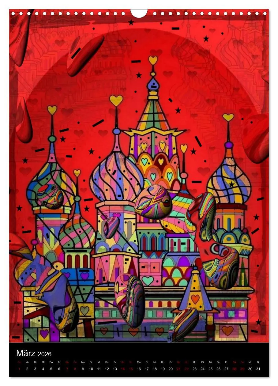 Bild: 9783516412987 | Die verrückte Welt der Popart von Nico Bielow (Wandkalender 2026...