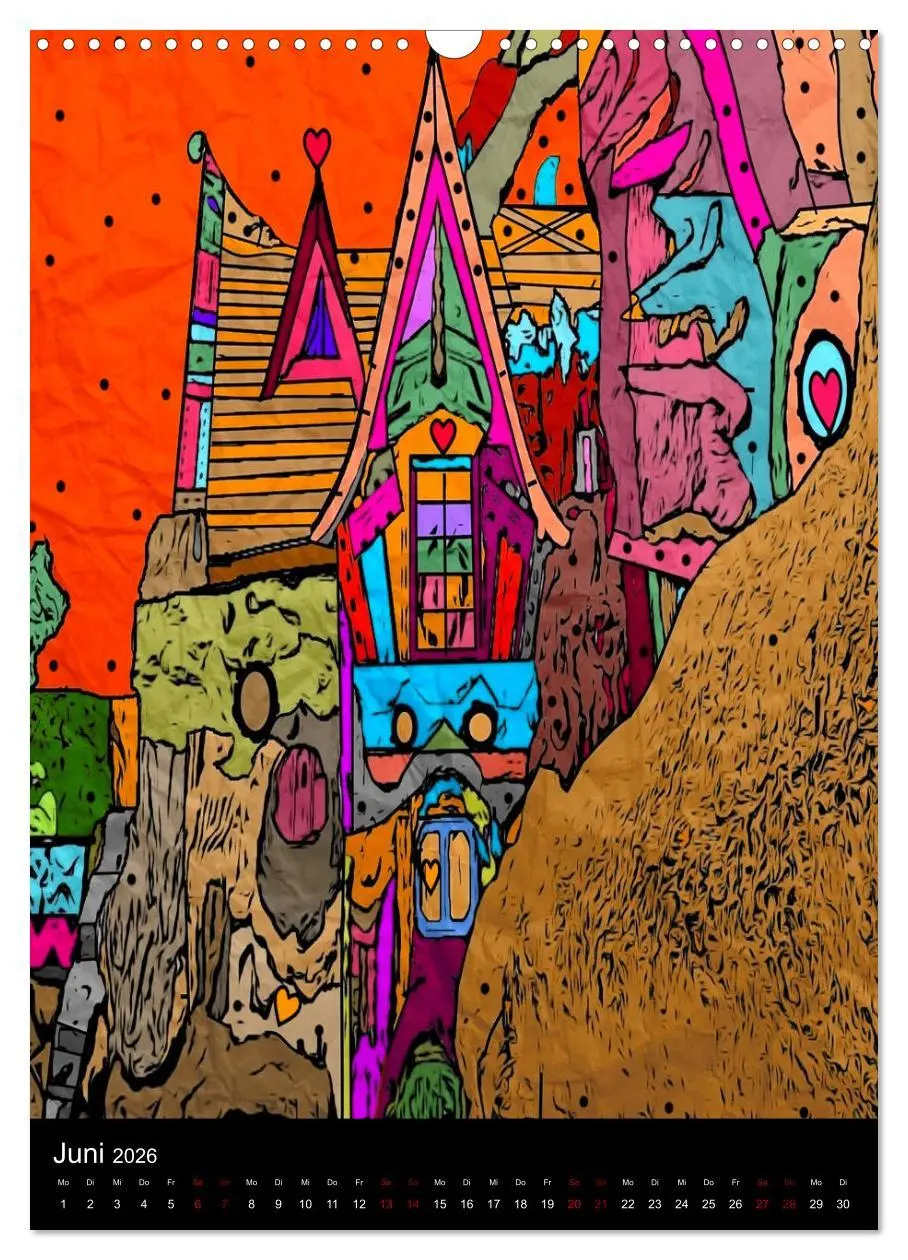 Bild: 9783516412987 | Die verrückte Welt der Popart von Nico Bielow (Wandkalender 2026...
