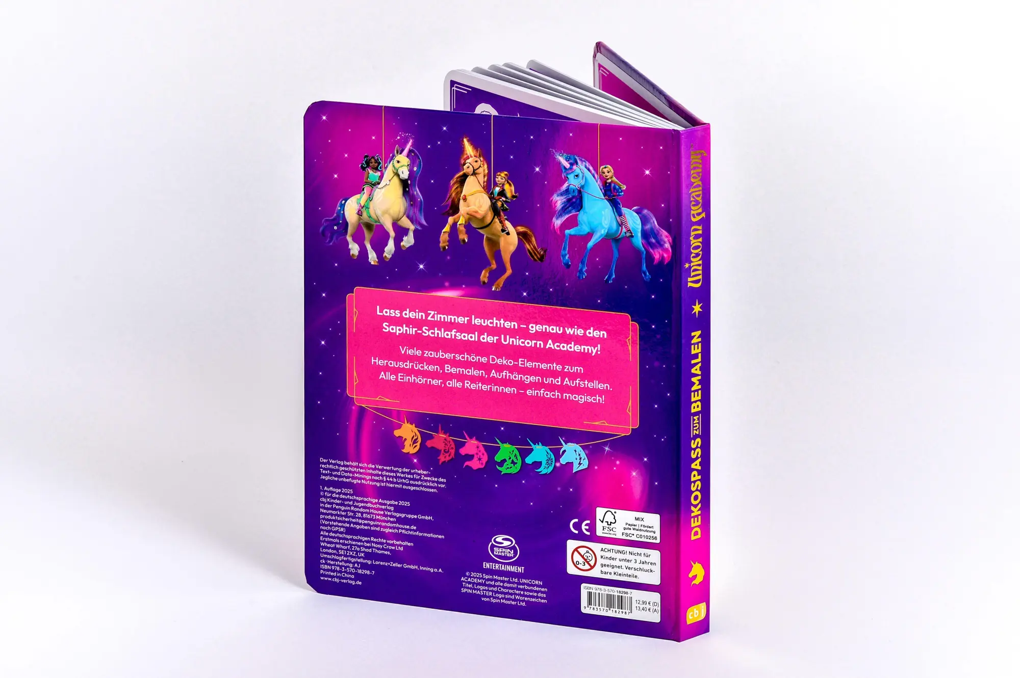 Bild: 9783570182987 | Unicorn Academy - Dekospaß zum Bemalen | Unicorn Academy | Buch | 2025