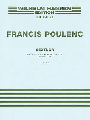 Cover: 9788774552987 | Sextet | Francis Poulenc | Taschenbuch | Partitur + Stimmen | Englisch