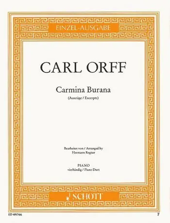 Cover: 9790001112987 | Carmina Burana | Carl Orff | Buch | 1995 | Schott Music