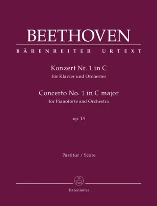 Cover: 9790006542987 | Konzert Nr. 1 in C für Klavier und Orchester, op. 15, Partitur | Buch