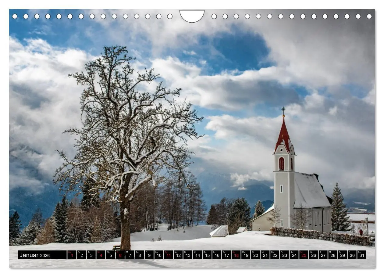 Bild: 9783457693087 | Tirol - Das Land in den Bergen (Wandkalender 2026 DIN A4 quer),...
