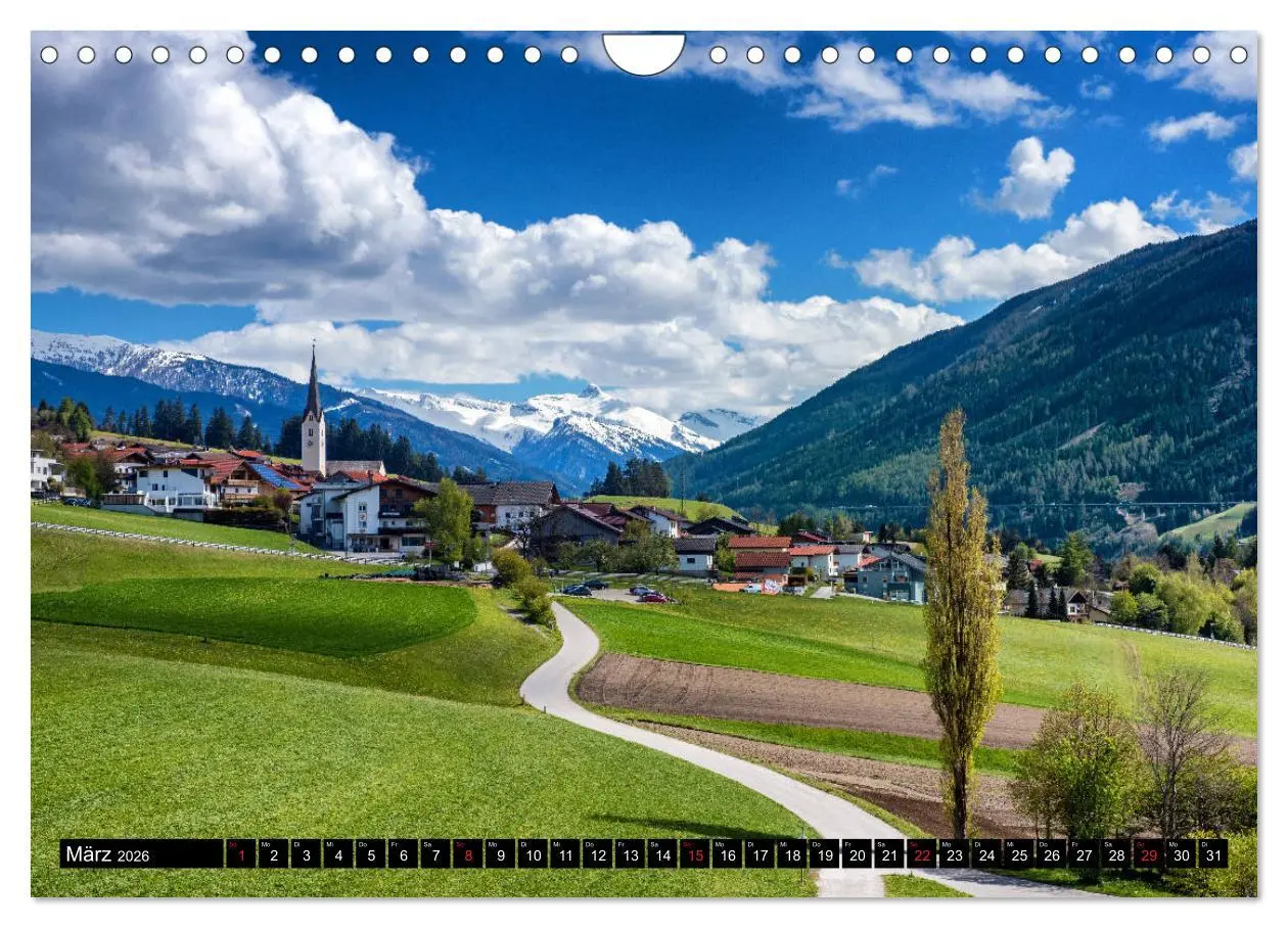 Bild: 9783457693087 | Tirol - Das Land in den Bergen (Wandkalender 2026 DIN A4 quer),...