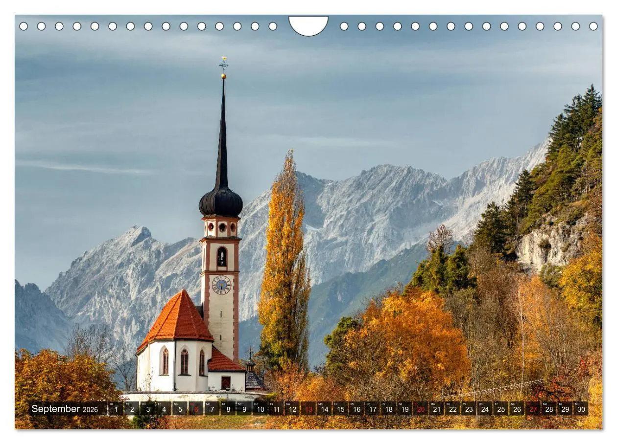 Bild: 9783457693087 | Tirol - Das Land in den Bergen (Wandkalender 2026 DIN A4 quer),...