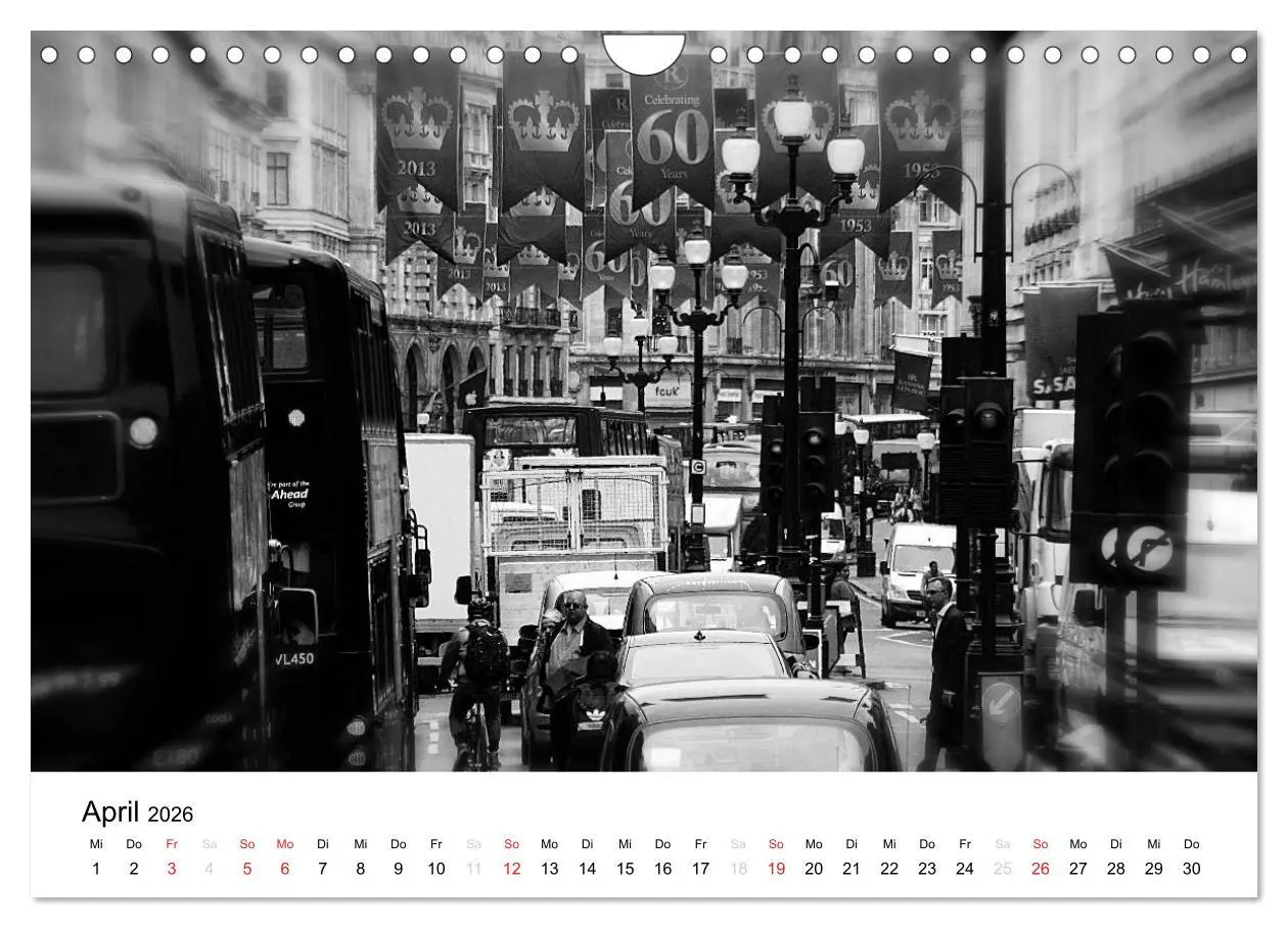 Bild: 9783516163087 | London (Wandkalender 2026 DIN A4 quer), CALVENDO Monatskalender | 2026